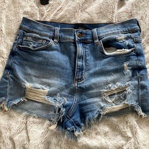 Forever 21 distressed Jean shorts